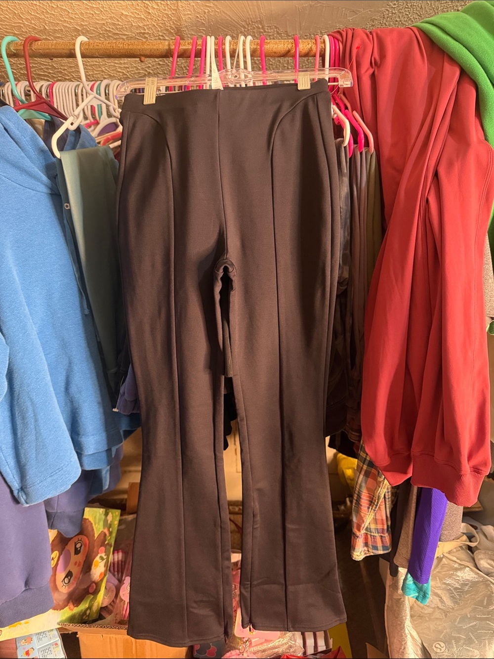 Alo zipper flare pants